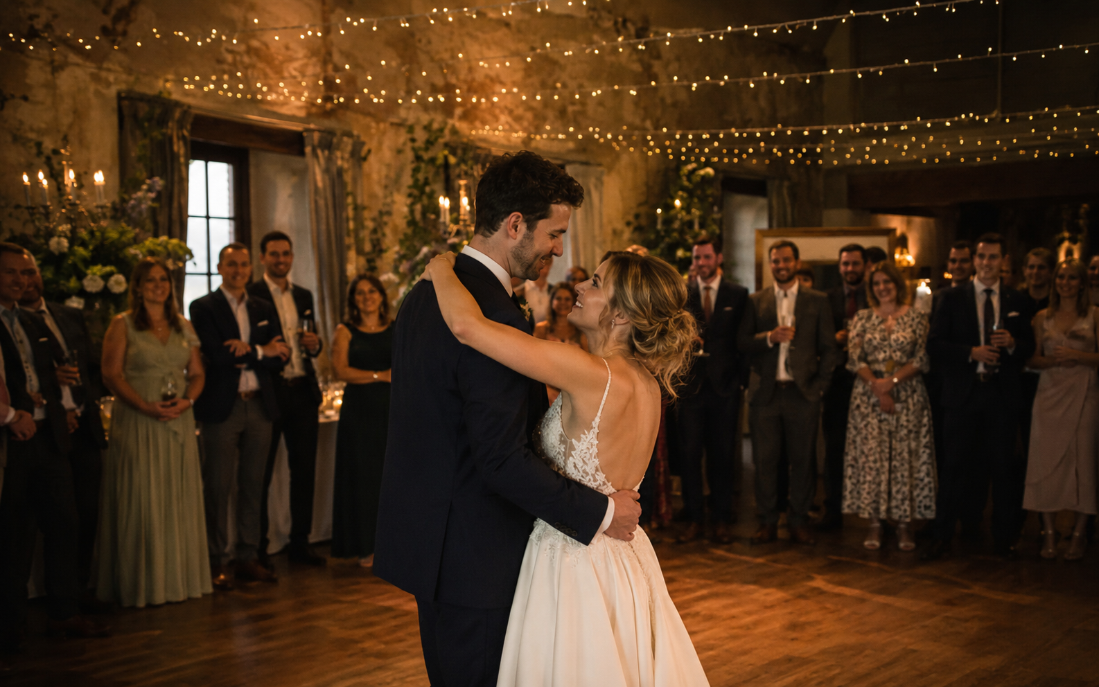 Wedding reception with professional DJ entertainment